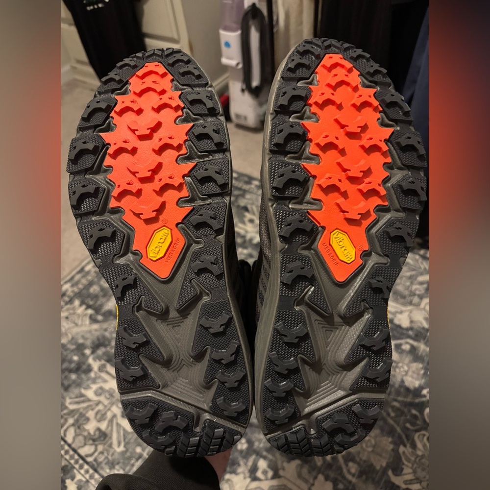 Hoka Men's Black and Gray Hiking Boots MSRP $175 - Picture 2 of 6